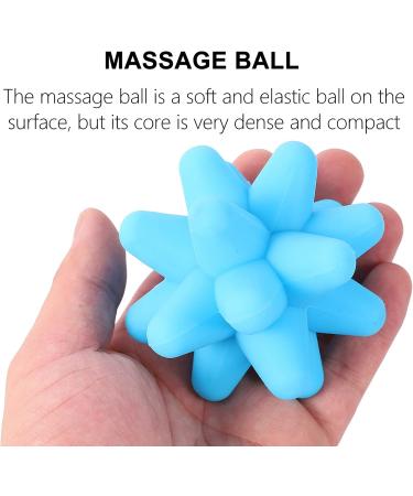 Ultechnovo 2-Pack Star Fitness Massage Balls - Hand Foot & Neck Massager - Yoga Ball for Kids - 8cm Blue - Buy Online on GoSupps.com