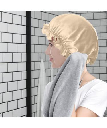 Sunbbingsp BQCA Waterproof Shower Cap - Stylish Acrylic Protection for Hair | International Shipping Available - Buy Online on GoSupps.com