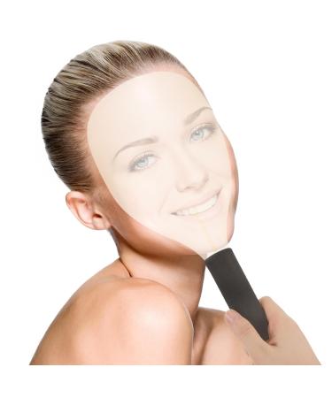 FOMIYES Barber Hair Salon Faces Shield Handheld Hairspray Faces Shield Plastic Hairdressing Haircut Face Mask with Handle for Hair Stylist - Buy Online on GoSupps.com