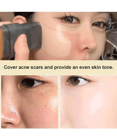 Velvet Matte Foundation Stick with Fine Brush Matte Foundation Stick Lightweight Buildable Coverage Contour Stick Longwear Contour Stick Foundation Face Stick (05.) - Buy Online on GoSupps.com
