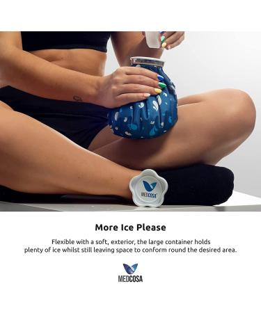 Medcosa Ice Bag - Reusable Soft Fabric Ice Pack for Sport Injuries, R.I.C.E Treatment, Scrapes & Headaches - Buy Online on GoSupps.com