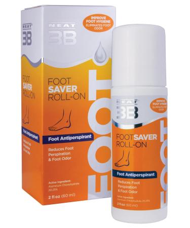 Neat Feat 3B Foot Saver Roll-On Antiperspirant for Feet  2.0 Fluid Ounces - Buy Online on GoSupps.com
