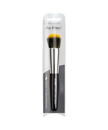 Da Vinci 2-in-1 Foundation & Stippling Brush - Vegan Synthetic Fiber - International Shipping Available - Buy Online on GoSupps.com