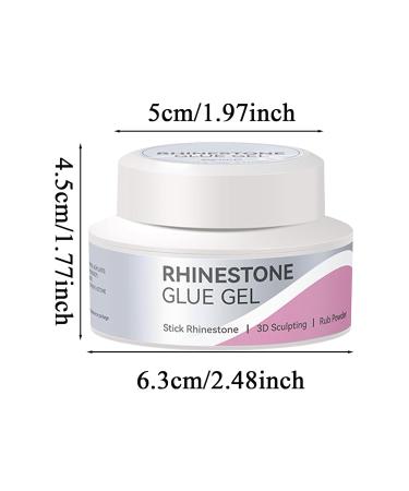 Rhinestone Glue Strong and Durable Adhesive 30g Nail Gel with Rhinestones | For Fabric Jewelry Adults Girls Home Indoor Outdoor Holidays Christmas Birthdays Salon - Buy Online on GoSupps.com