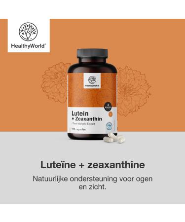 Be Healthy Group doo Lutein + Zeaxanthin 120 Vegetable Capsules 2 Natural Carotenoids 32mg Lutein and 2mg Zeaxanthin per Daily Dose for 2 4 Months Support Vision & Eyes - Buy Online on GoSupps.com
