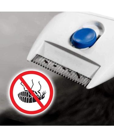 kiesling Cat Dog Flea Comb Electronic Flea Comb Lice Remover Pet Grooming Comb Brush for Dogs Cats Effective Remove Flea - Buy Online on GoSupps.com