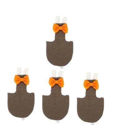 PopetPop 4 pieces Flying bird diapers Bird urine-pad Flugwindel Sweet urine-neoprene suit Duckwindles Nymphensittich flight suit bird Bowknots costume cotton bird delivers 22x12cmx4pcs as shown