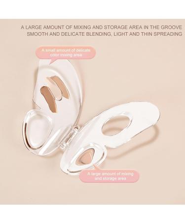  Stronrive Makeup mixing palette makeup mixing tray | Acrylic cosmetic mixing tray - Foundation mixing palette cosmetic palette for mixing - Buy Online on GoSupps.com