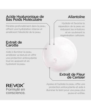 REVOX B77 - S rum Visage Lissant Routine Japonaise 20 ml S rum Hydratant Visage Extrait De Fleur De Cerisier Et De Riz Lisse Et Am liore La Texture Des Peaux S ches Ou Ternes Hydratation Intense - Buy Online on GoSupps.com