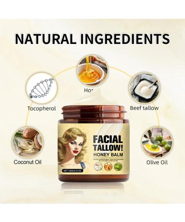 Cebo de Res Para la Cara Original Beef Tallow for Skin Tallow and Honey Balm Whipped Tallow Honey Balm Sebo de Res Para la Cara (1 pcs cebo de res) 4.2 Fl Oz (Pack of 1) - Buy Online on GoSupps.com
