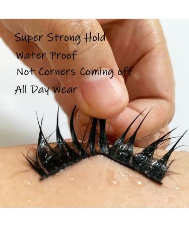 Clear Eyelash Glue - Super Strong Hold Latex Free Waterproof & Long Lasting Adhesive for False Lashes | 8ml All Day Wear - Perfect for Sensitive Eyes - Buy Online on GoSupps.com
