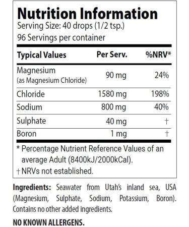 Trace Minerals Utah Sea Minerals 296ml 10oz Naturally Occurring Minerals Sports Electrolyte Replacement Drink Salt Herbs - Buy Online on GoSupps.com