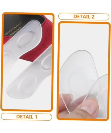 NOLITOY 4 Pairs Comfortable Heel Stickers | Adhesive Heel Cushions & Inserts for Women & Men | Decompression Heel Grips for Outdoor Shoes - Buy Online on GoSupps.com