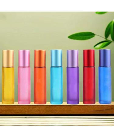 HPAMBA 10ML Essential Oils Roller Bottles - 21 Piece Set | Glass Roll-On Bottles with Stainless Steel Roller Balls for Aromatherapy & Perfume - Buy Online on GoSupps.com