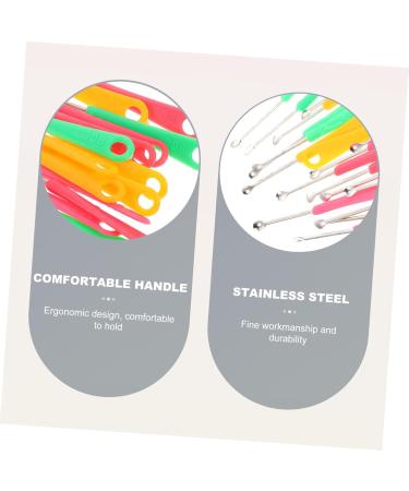 GOOHOCHY Ergonomic Ear 200pcs Earwax Cleaning Sticks Ears Cleaner Earwax Spiral Ear Cleaner - Buy Online on GoSupps.com