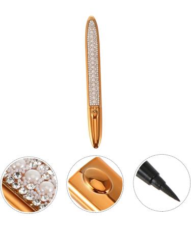 Healeved Self Adhesive Mascara Lash Tool Black Eyeliner Pencil Prestige Pencil Golden Plastic 1 count (Pack of 1) Golden - Buy Online on GoSupps.com