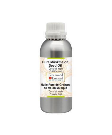 Greenwood Essential Pure Musk Melon Seed Oil (Cucumis melo) Pure Therapeutic Grade Cold Pressed 630ml (21.3 oz)
