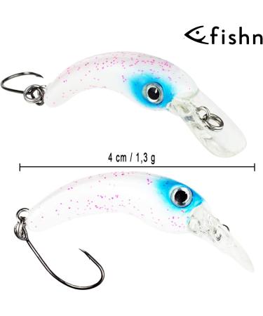 Fishn Fishy Trout Wobbler Set - 4cm 1.3g Trout Bait & Spoons for Spin Fishing (5x) - Ideal for Trout Saibling & Perch - Buy Online on GoSupps.com