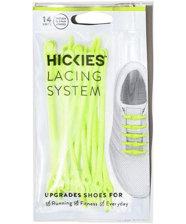 HICKIES Elastic Tie-Free Shoelaces 2.0 Neon Yellow - Comfortable Stylish & International Shipping Available - Buy Online on GoSupps.com