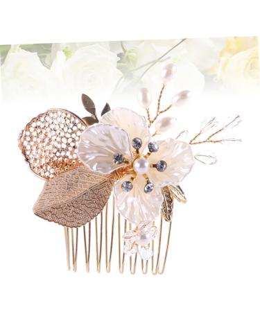 Angoily Bride Comb Hair Comb for Bride Bridal Hair Comb Bride Headpieces for Wedding Rhinestone Comb Pearl Hair Barrettes Pearl Hair Pin Rhinestone Hair Comb Crystal Rhinestones - Buy Online on GoSupps.com