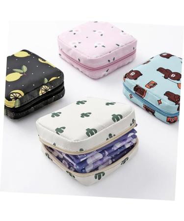 Buy Lurrose 8-Piece Storage Bags for Women's Bandages Napkins Lipstick & Travel Accessories - Durable Oxford Fabric Wallet for Girls - Buy Online on GoSupps.com
