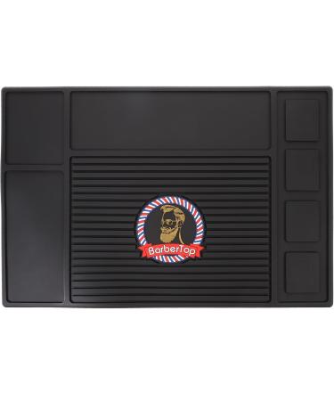 BIUDECO Hairdressing Tool Pad Barber Mat Hairdressing Mat Hair Trimmers Pad Barber Supplies Hairdressing Tool Mat Clippers Mat Station Mat Barber Pad Hairdresser Tools Anti-Skid Mat