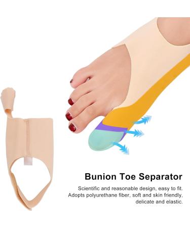 JMORCO Adjustable Hallux Valgus Corrector | Washable Pain Relief for Men & Women | Skin-Friendly Polyurethane Fiber | Optimal Foot Health - Buy Online on GoSupps.com