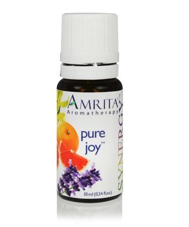 AMRITA Aromatherapy: Pure Joy Synergy Essential Oil Blend - Essential Oil Blend of of Bergamot Ylang ylang Extra Lavender Extra & Pink Grapefruit -Size: 60ML