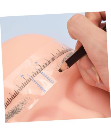 Housoutil 50pcs Eyebrow Positioning Ruler Stickers Eyebrow Template Eyebrow Positioning Tool Disposable Suite - Buy Online on GoSupps.com