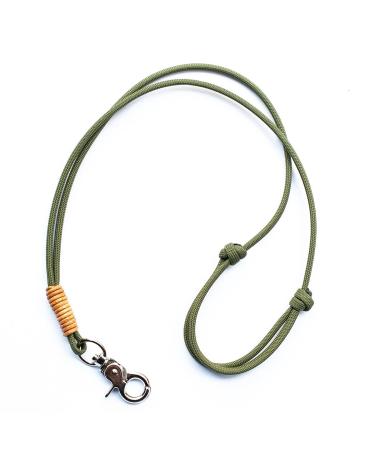 Kensons for Dogs pipe band |Oliv green |adjustable |Han band with a small carabiner for dog whistles or keys |Capital leaks |Keychain |Various designs |handmade