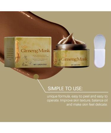 Korean Hana Ginseng Peel Off Face Maskss Refining Peel-off Facial Masque with Applicator Refining Peel-Off Facial Maskss Pore Minimizing Facial Masque Skin Care for Radiant Skin - Buy Online on GoSupps.com