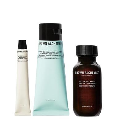 Grown Alchemist Hydra Gel Cleanser (75ml) + Bonus Samples: Balancing Toner (50ml) + Matte Balancing Moisturizer (12ml)