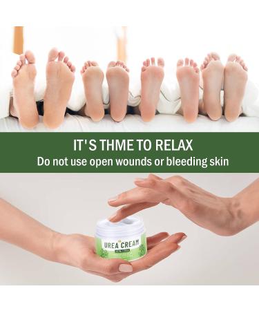 SOURCE LEAF 40% Urea Cream for Cracked Heels - 4.3 fl.oz - Foot Care Lotion for Softening Rough Skin - Men and Women - Buy Online on GoSupps.com