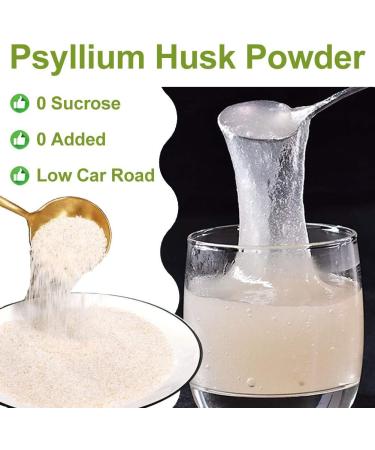 Plant Gift 100% Pure Natural Plant Psyllium Husk Powder Organic Guar Gum Keto Baking Powder Meal Replacement Powder Psyllium Fiber Powder Dietary Fiber 100g/3.52oz - Buy Online on GoSupps.com
