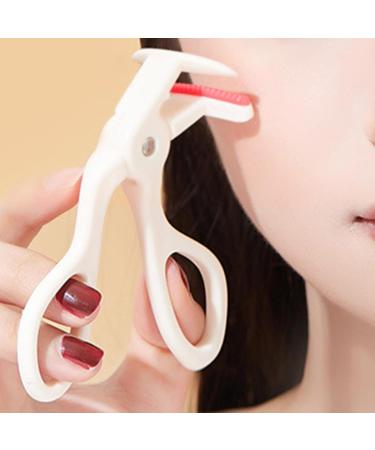 Streysisl Eye Pliers Small Eyelash Curler Eyelash Curler with Comb Eyelash Curler Quick Natural Curl Comfortable Grip Curved Eyelash Curler for All Eye Shapes and Sizes - Buy Online on GoSupps.com