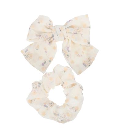 minkissy 1 Set Hair Accessories Hair Ties Ponytail Holder Hair Tie Gauze Hair Scrunchies Ponytail Scrunchies Bow Knotted Elastic Hair Scrunchies Barrette Elasticity Girl Alligator Clip Mesh