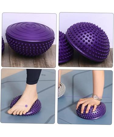 JECOMPRIS 2ST Durian Ball Tool - Neck & Trigger Point Massage Device for Muscle Relaxation | Outdoor & Yoga Equipment | PVC Violet - Buy Online on GoSupps.com