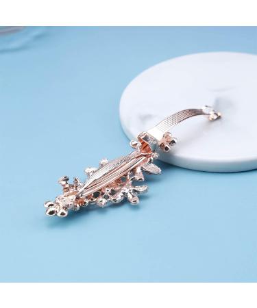 Cimenexe Bohemian Glitter Crystal Flower Hair Clip Barrette Cz Floral Hair Barrette Clip Rhinestone Spring Clip Hair Clip Gold Cz Hair Pins Clips Paved Flower Hair Barrette Cz Headwear Decorative - Buy Online on GoSupps.com
