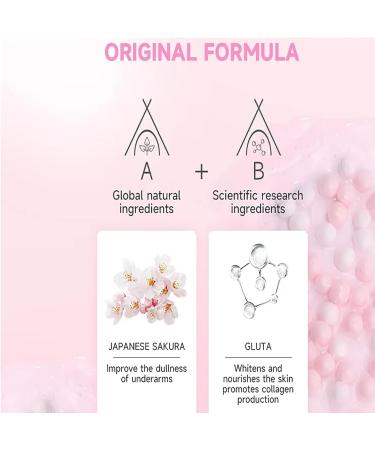 EXQST Whitening Lightening Cream Cherry Blossom Pearl Lightening Capsules Intimate Area Lightening Cream for All Skin Types - Buy Online on GoSupps.com