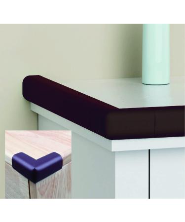 Corner Edge Safety Protector Set - 14ft Edge + 4 Corners, Reddish-Brown Soft Foam Strip, Baby Proofing Guards with 3M Adhesive for Table, Furniture, Sharp Edges Protection - Buy Online on GoSupps.com