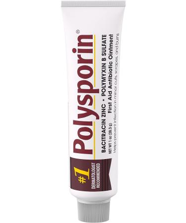 Polysporin Antibiotic Skin Ointment 1 oz Travel Size | Infection Protection & Wound Care | Neomycin-Free - Buy Online on GoSupps.com