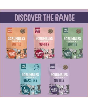 Scrumbles Nibbles 100% Natural Calming Dog Treats - Grain Free Turkey Training Treats 100g - Buy Online on GoSupps.com