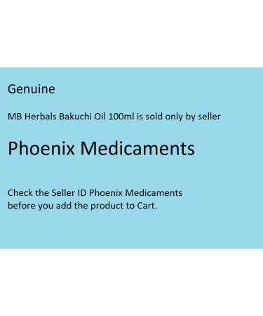 MB Herbals Bakuchi Oil 100ml (3.5 fl.oz) - 100% Pure Psoralea corylifolia Oil | Cold Pressed for External Use | Babchi Oil for Skin & Hair | Dilute Before Use - Buy Online on GoSupps.com