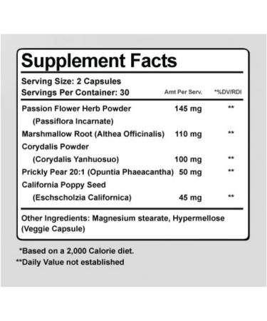 Nerve Control 911 - Natural Plant-Based Nerve Health Supplement (60 Capsules) - Buy Online on GoSupps.com