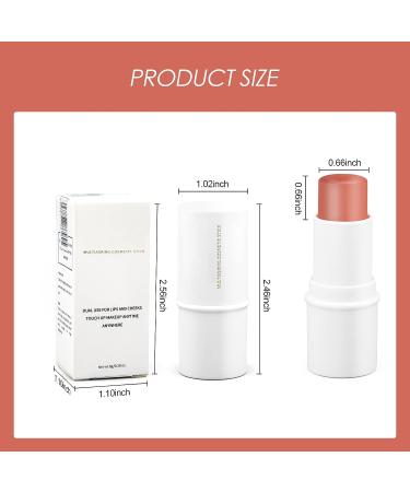 3-in-1 Multi Stick Makeup Set: Lip, Cheek, and Highlighter Stick - Waterproof and Long Lasting Cream Contour, Bronzer, and Face Makeup Stick - Cruelty-Free (Color Set B) - Buy Online on GoSupps.com