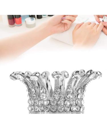 Nail Art Pen Holder Nail Art Pen Holder for Nail Brush Exquisite Gold Plated Pearl Crown Typed Pen Displayer Stand (Type2) - Buy Online on GoSupps.com