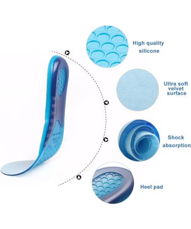 Shop Silicone Full-Length Insoles for Plantar Fasciitis | Unisex Soft Anti-Shock Orthotics | Comfort & Arch Support - Buy Online on GoSupps.com