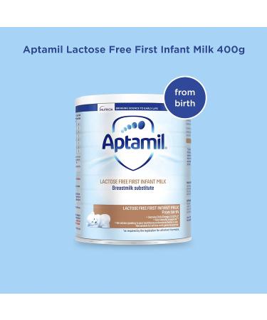 Aptamil Lactose Free Baby Milk Powder Formula 400g - Suitable from Birth - Buy Online on GoSupps.com