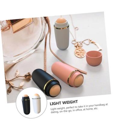 Beaupretty 4 Pcs Volcanic Stone Oil-Absorbing Ball Facial Tool - Natural Roller for Compact Skin Care & Oil Control - Buy Online on GoSupps.com