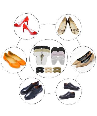 12 Pairs Heel Grips | High Heel Pads & Forefoot Cushion Inserts for Loose Shoes - AIFUDA Foot Care Protector - Buy Online on GoSupps.com